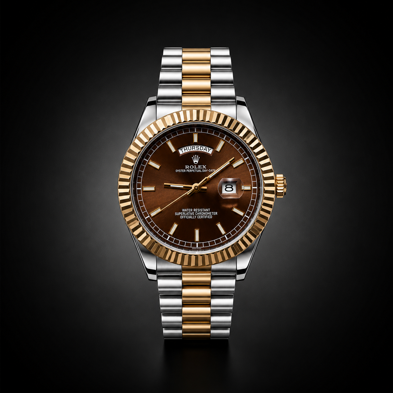 Reloj Rolex Presidencial Chocolate